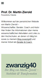 Mobile Screenshot of martinzierold.de